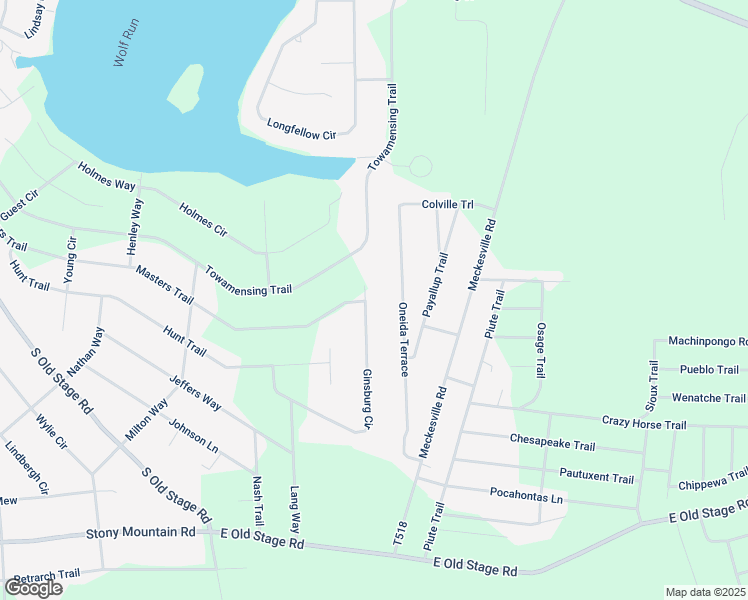 map of restaurants, bars, coffee shops, grocery stores, and more near 465-469 Masters Trail in Albrightsville