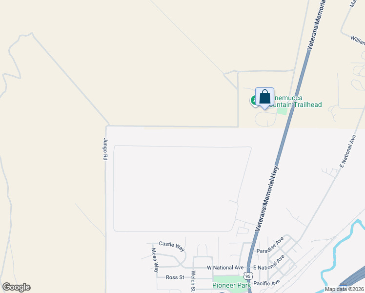 map of restaurants, bars, coffee shops, grocery stores, and more near El Rojo Grande in Winnemucca
