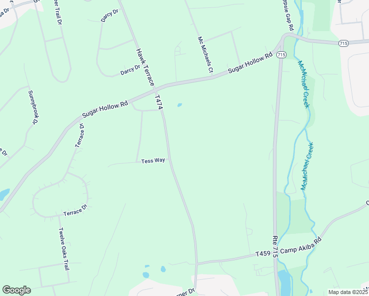 map of restaurants, bars, coffee shops, grocery stores, and more near 282-288 White Church Road in Saylorsburg