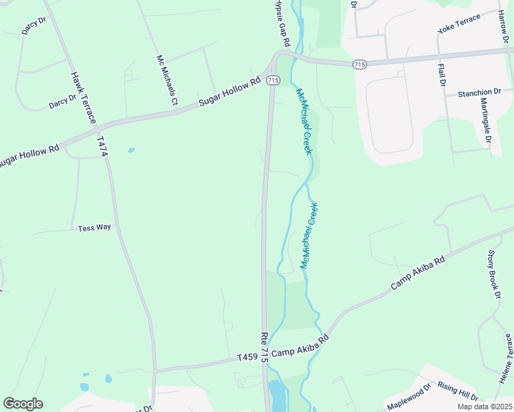 map of restaurants, bars, coffee shops, grocery stores, and more near 110 Possinger Farm Road in Stroudsburg