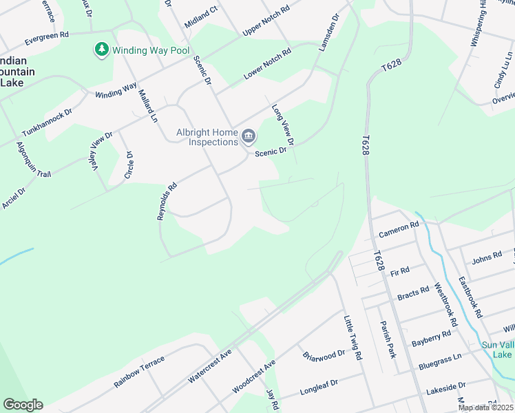 map of restaurants, bars, coffee shops, grocery stores, and more near 249 Sky-Hi Terrace in Effort