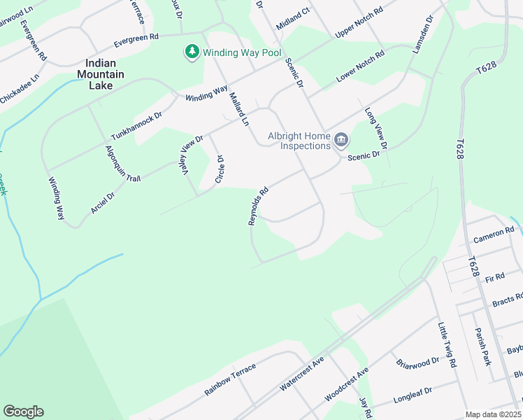 map of restaurants, bars, coffee shops, grocery stores, and more near 145 Reynolds Road in Effort