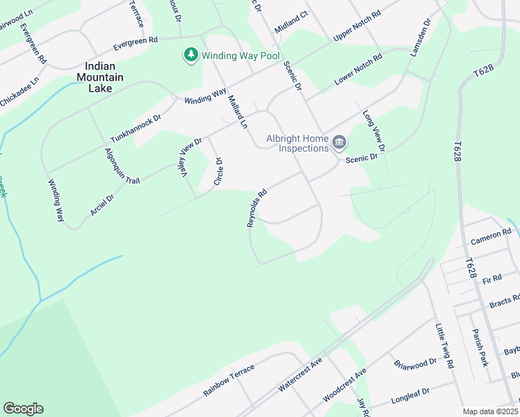 map of restaurants, bars, coffee shops, grocery stores, and more near 145 Reynolds Road in Effort