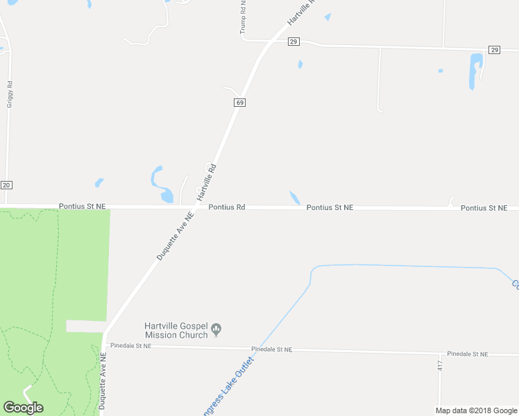 map of restaurants, bars, coffee shops, grocery stores, and more near 2826 Pontius Road in Hartville