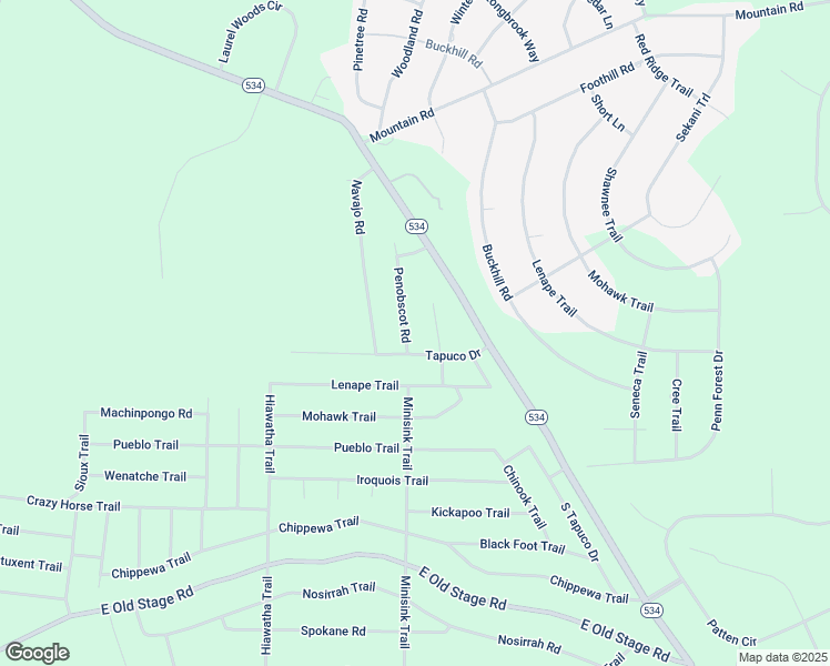 map of restaurants, bars, coffee shops, grocery stores, and more near 10 Penobscot Road in Albrightsville