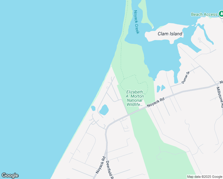 map of restaurants, bars, coffee shops, grocery stores, and more near 18 Park Avenue in Sag Harbor