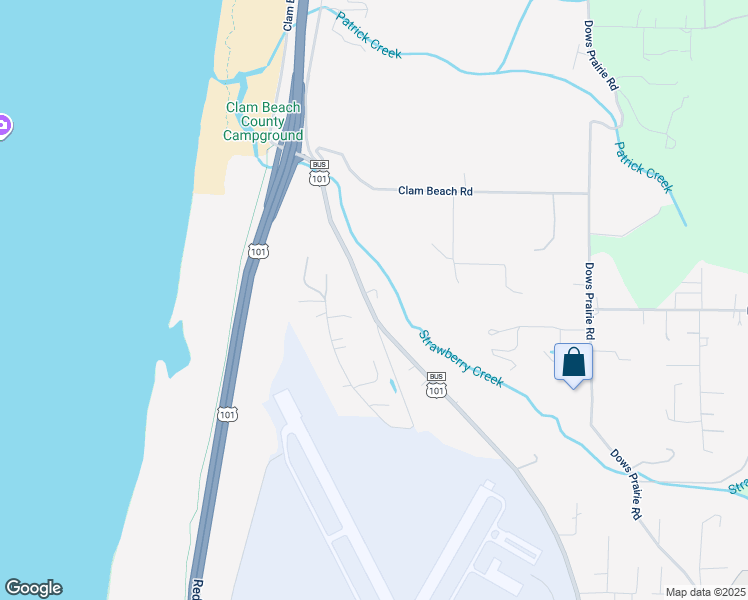 map of restaurants, bars, coffee shops, grocery stores, and more near in McKinleyville