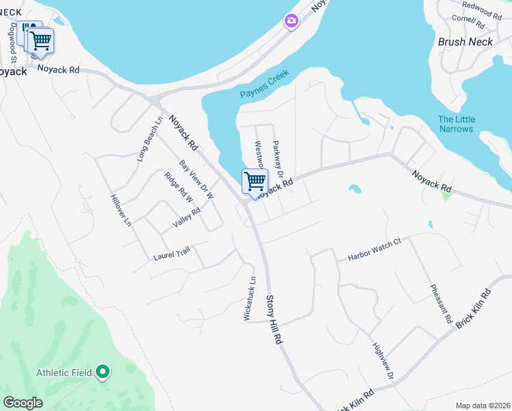 map of restaurants, bars, coffee shops, grocery stores, and more near 15 Cedar Drive in Sag Harbor