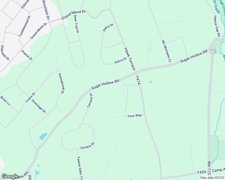 map of restaurants, bars, coffee shops, grocery stores, and more near 1127 Sugar Hollow Road in Saylorsburg