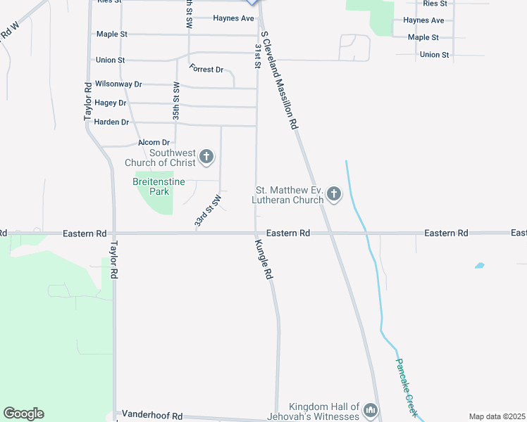 map of restaurants, bars, coffee shops, grocery stores, and more near 608 31st Street Southwest in Barberton