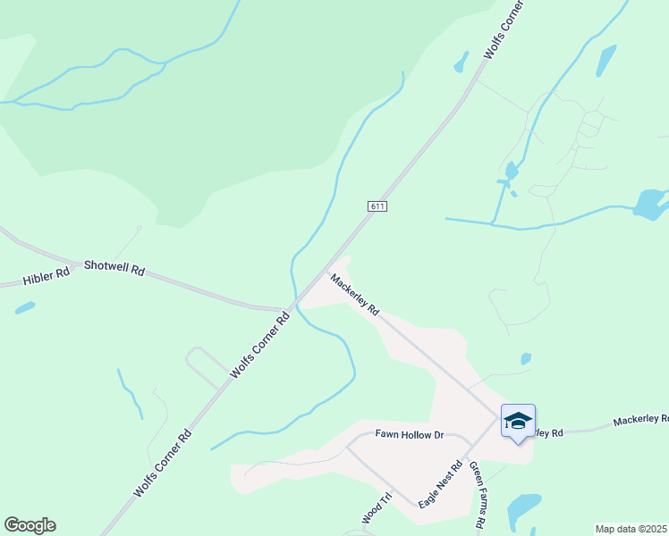 map of restaurants, bars, coffee shops, grocery stores, and more near 150 Wolfs Corner Road in Newton