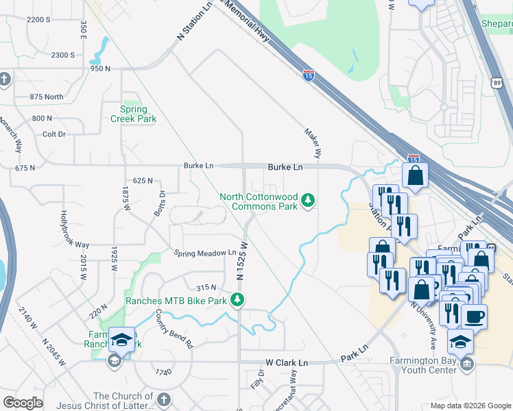 map of restaurants, bars, coffee shops, grocery stores, and more near 562 Innovator Drive in Farmington
