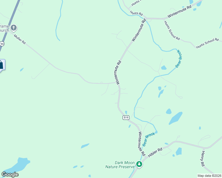 map of restaurants, bars, coffee shops, grocery stores, and more near 94 Yellow Frame Road in Newton
