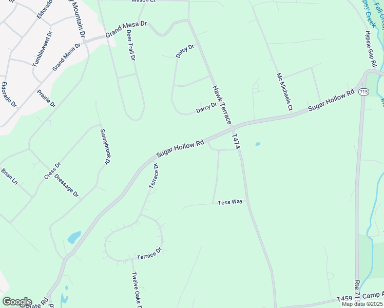 map of restaurants, bars, coffee shops, grocery stores, and more near 1127 Sugar Hollow Road in Saylorsburg