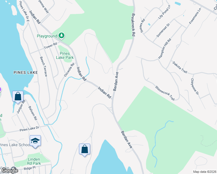 map of restaurants, bars, coffee shops, grocery stores, and more near 923 Berdan Avenue in Wayne