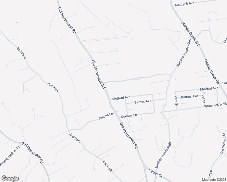 map of restaurants, bars, coffee shops, grocery stores, and more near 95 Old Northwest Road in East Hampton