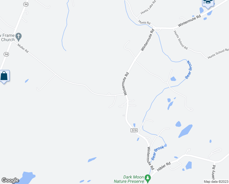 map of restaurants, bars, coffee shops, grocery stores, and more near 89 Yellow Frame Road in Newton