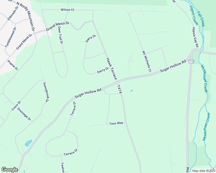 map of restaurants, bars, coffee shops, grocery stores, and more near 1067 Sugar Hollow Road in Saylorsburg