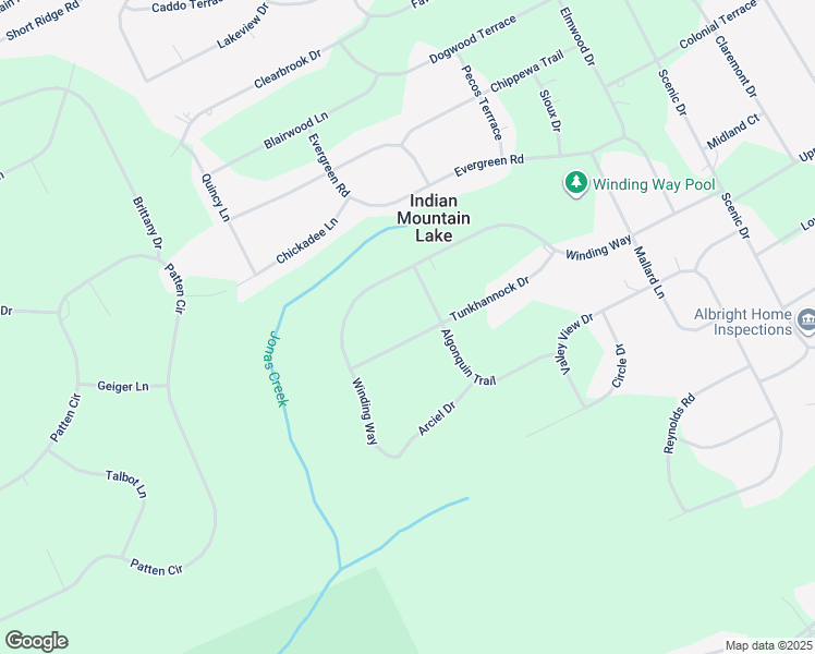 map of restaurants, bars, coffee shops, grocery stores, and more near 47 Tunkhannock Drive in Albrightsville