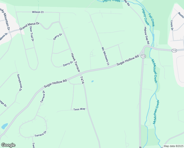 map of restaurants, bars, coffee shops, grocery stores, and more near 1067 Sugar Hollow Road in Saylorsburg