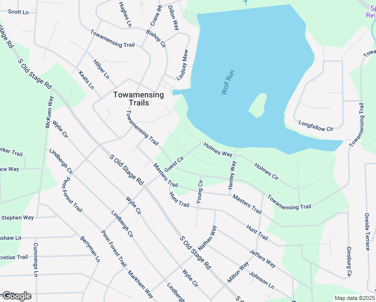 map of restaurants, bars, coffee shops, grocery stores, and more near 1488 Lazarus Circle in Albrightsville