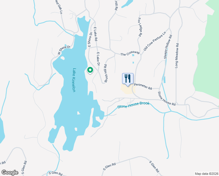 map of restaurants, bars, coffee shops, grocery stores, and more near 7 Brush Hill Road in Kinnelon