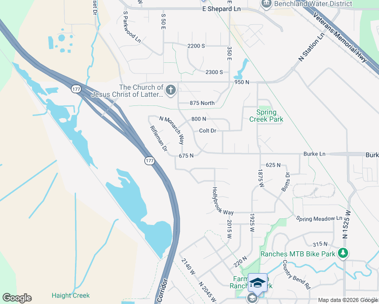 map of restaurants, bars, coffee shops, grocery stores, and more near 2172 Rifleman Drive in Farmington