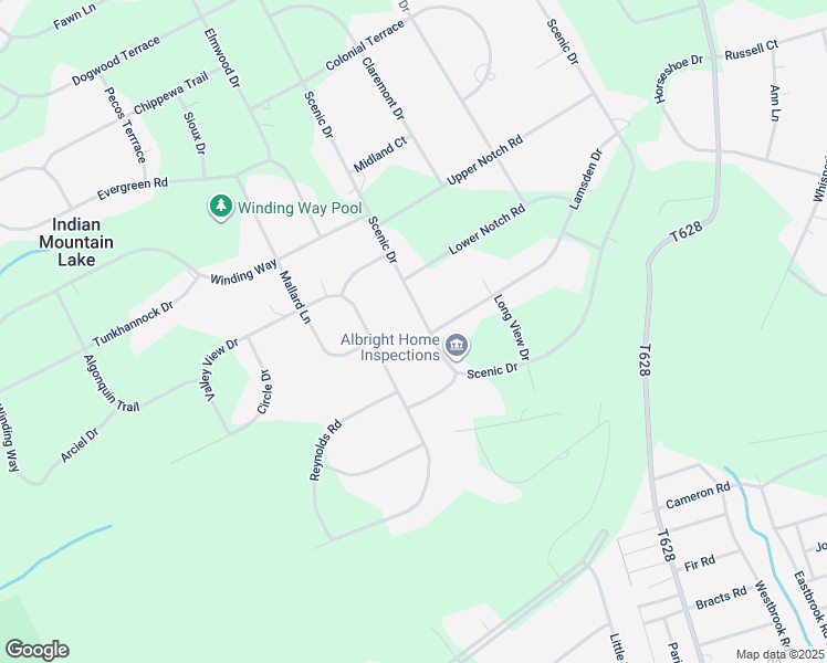 map of restaurants, bars, coffee shops, grocery stores, and more near 290 Scenic Drive in Effort