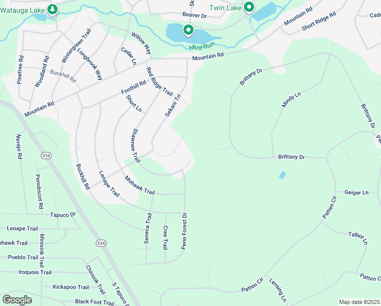 map of restaurants, bars, coffee shops, grocery stores, and more near Bradstreet Circle in Albrightsville