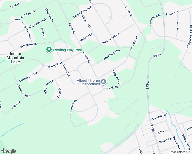 map of restaurants, bars, coffee shops, grocery stores, and more near 290 Scenic Drive in Effort