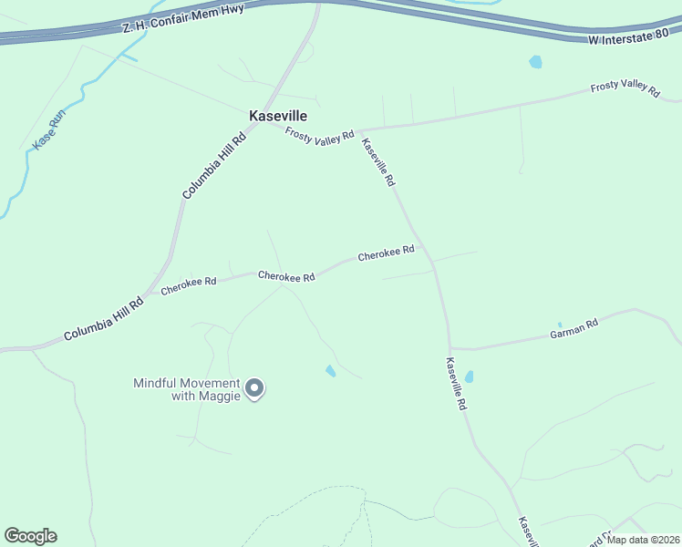 map of restaurants, bars, coffee shops, grocery stores, and more near 130-294 Cherokee Road in Danville