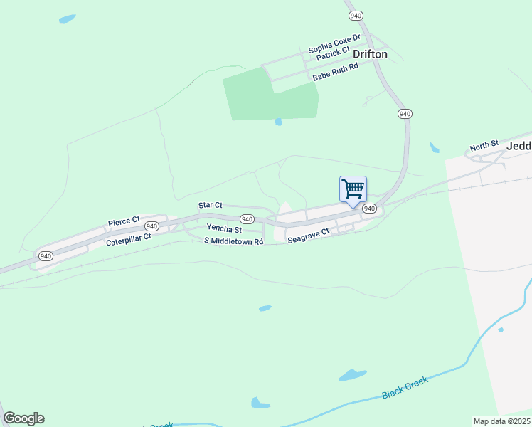 map of restaurants, bars, coffee shops, grocery stores, and more near Star Court in Freeland