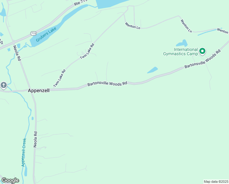 map of restaurants, bars, coffee shops, grocery stores, and more near 626 Bartonsville Woods Road in Stroudsburg