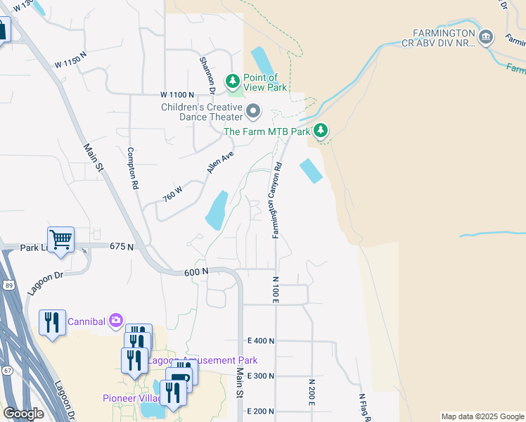 map of restaurants, bars, coffee shops, grocery stores, and more near 700 Rock Mill Lane in Farmington