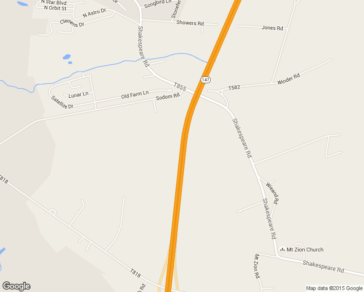 map of restaurants, bars, coffee shops, grocery stores, and more near Route 147 in Milton