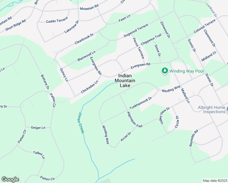 map of restaurants, bars, coffee shops, grocery stores, and more near 131 Winding Way in Albrightsville
