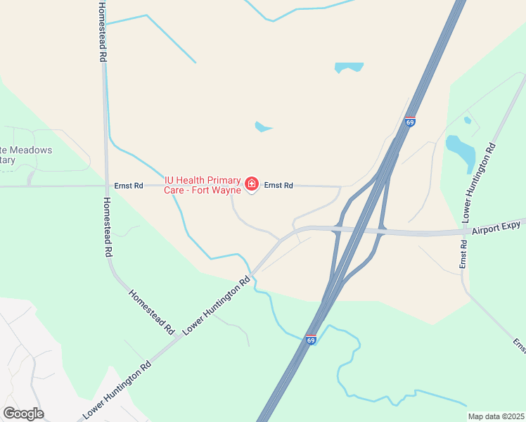 map of restaurants, bars, coffee shops, grocery stores, and more near 10101 Ernst Road in Roanoke