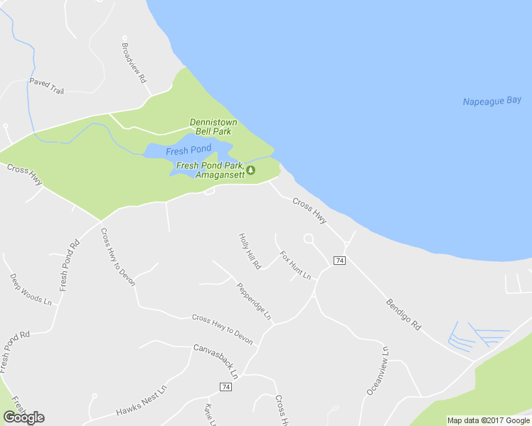 map of restaurants, bars, coffee shops, grocery stores, and more near 61 Cross Highway in Amagansett