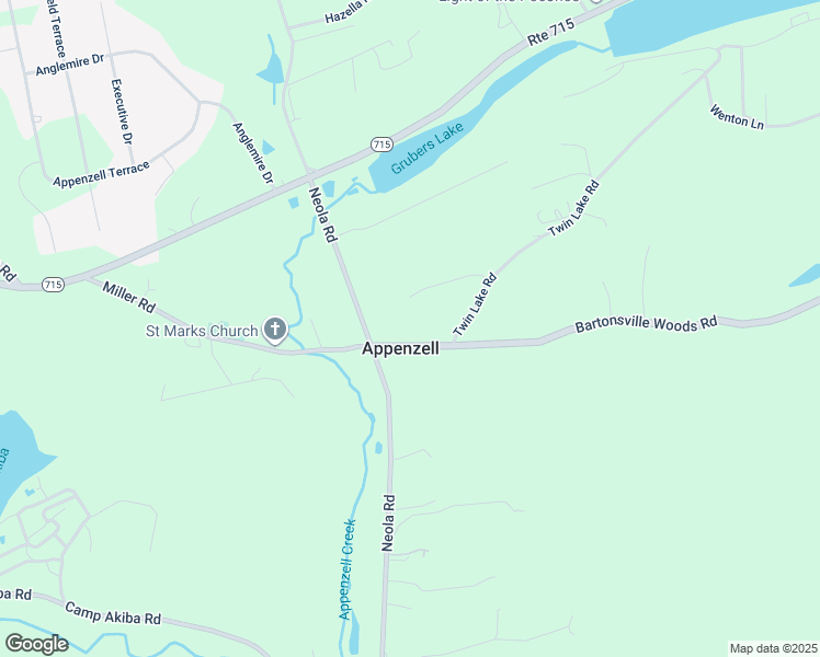 map of restaurants, bars, coffee shops, grocery stores, and more near 515 Bartonsville Woods Road in Stroudsburg