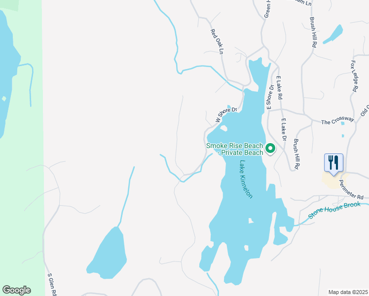 map of restaurants, bars, coffee shops, grocery stores, and more near 5 Joanna Way in Kinnelon