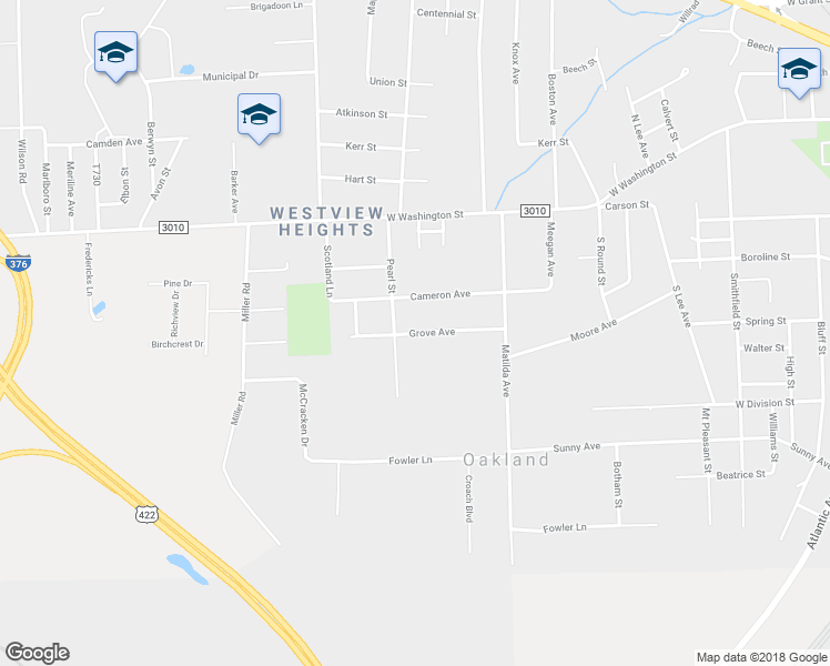 map of restaurants, bars, coffee shops, grocery stores, and more near 1706 Grove Avenue in New Castle