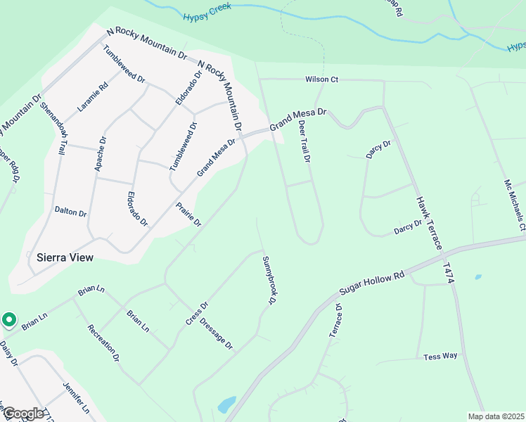 map of restaurants, bars, coffee shops, grocery stores, and more near 272 Sunnybrook Drive in Saylorsburg
