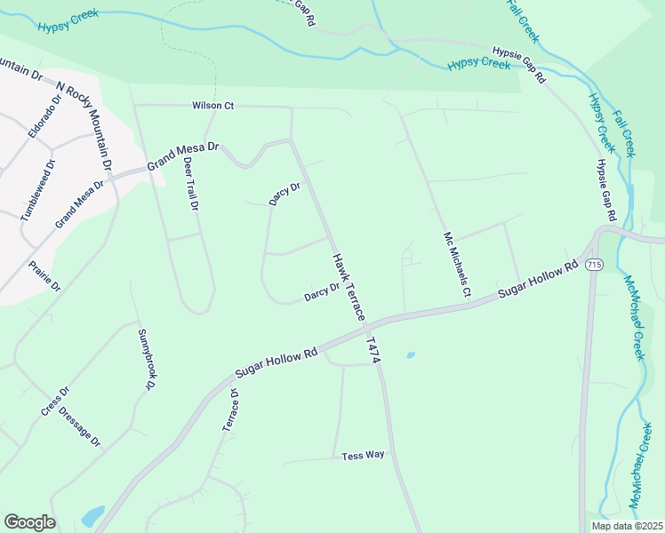 map of restaurants, bars, coffee shops, grocery stores, and more near 139 Hawk Terrace in Saylorsburg