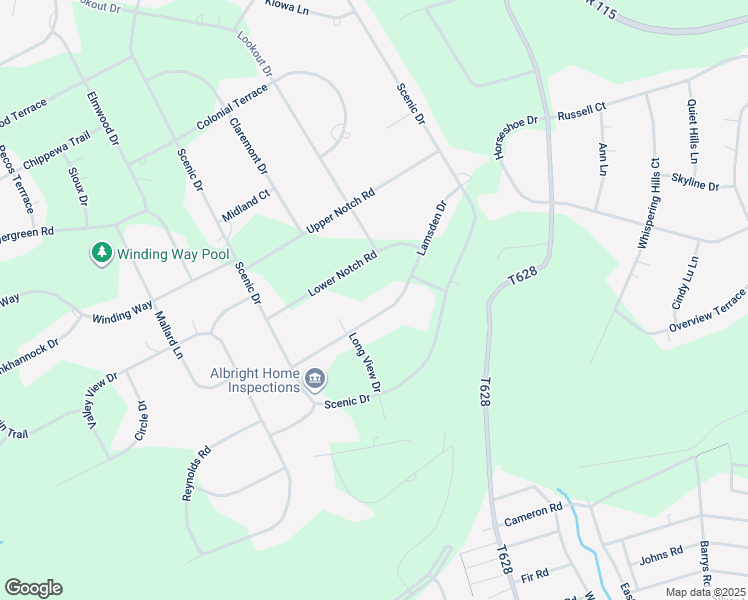 map of restaurants, bars, coffee shops, grocery stores, and more near 153 Lamsden Drive in Effort