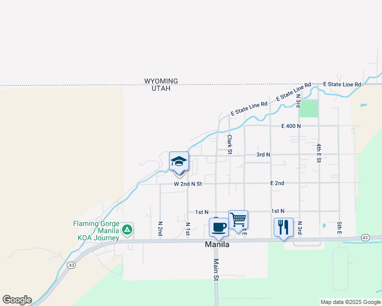 map of restaurants, bars, coffee shops, grocery stores, and more near 94 3rd North in Manila
