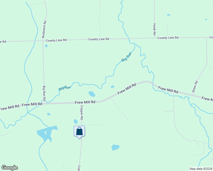 map of restaurants, bars, coffee shops, grocery stores, and more near 2749 Frew Mill Road in New Castle