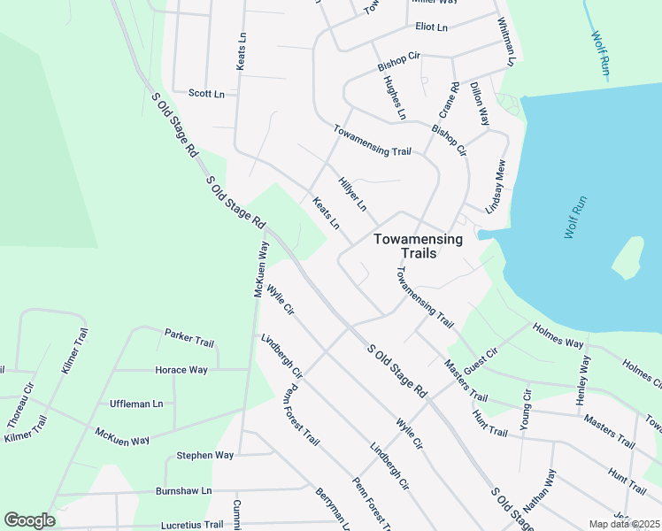map of restaurants, bars, coffee shops, grocery stores, and more near 37 Tennyson Circle in Albrightsville
