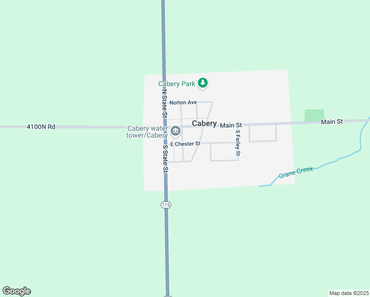 map of restaurants, bars, coffee shops, grocery stores, and more near 213 Ames Street in Cabery