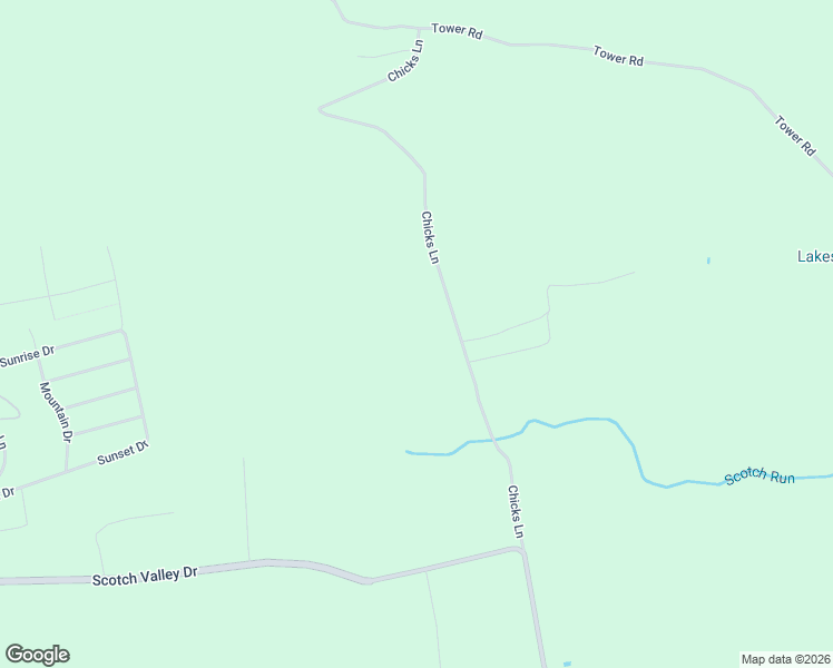 map of restaurants, bars, coffee shops, grocery stores, and more near 305A Chicks Lane in Bloomsburg