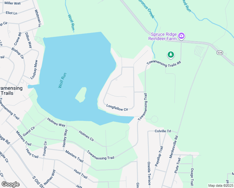 map of restaurants, bars, coffee shops, grocery stores, and more near in Albrightsville